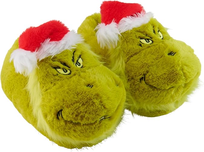 United Labels Grinch 3D Hausschuhe Plüsch für Damen und Herren, Grün ...